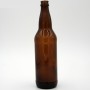 Crown cap 650ml amber glass bottle bottle